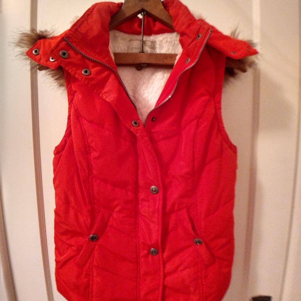 Green Tea Down Puffer Vest